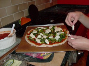 spinacholi-pizza-begining