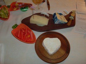 Valentine's Day Cheese Tray